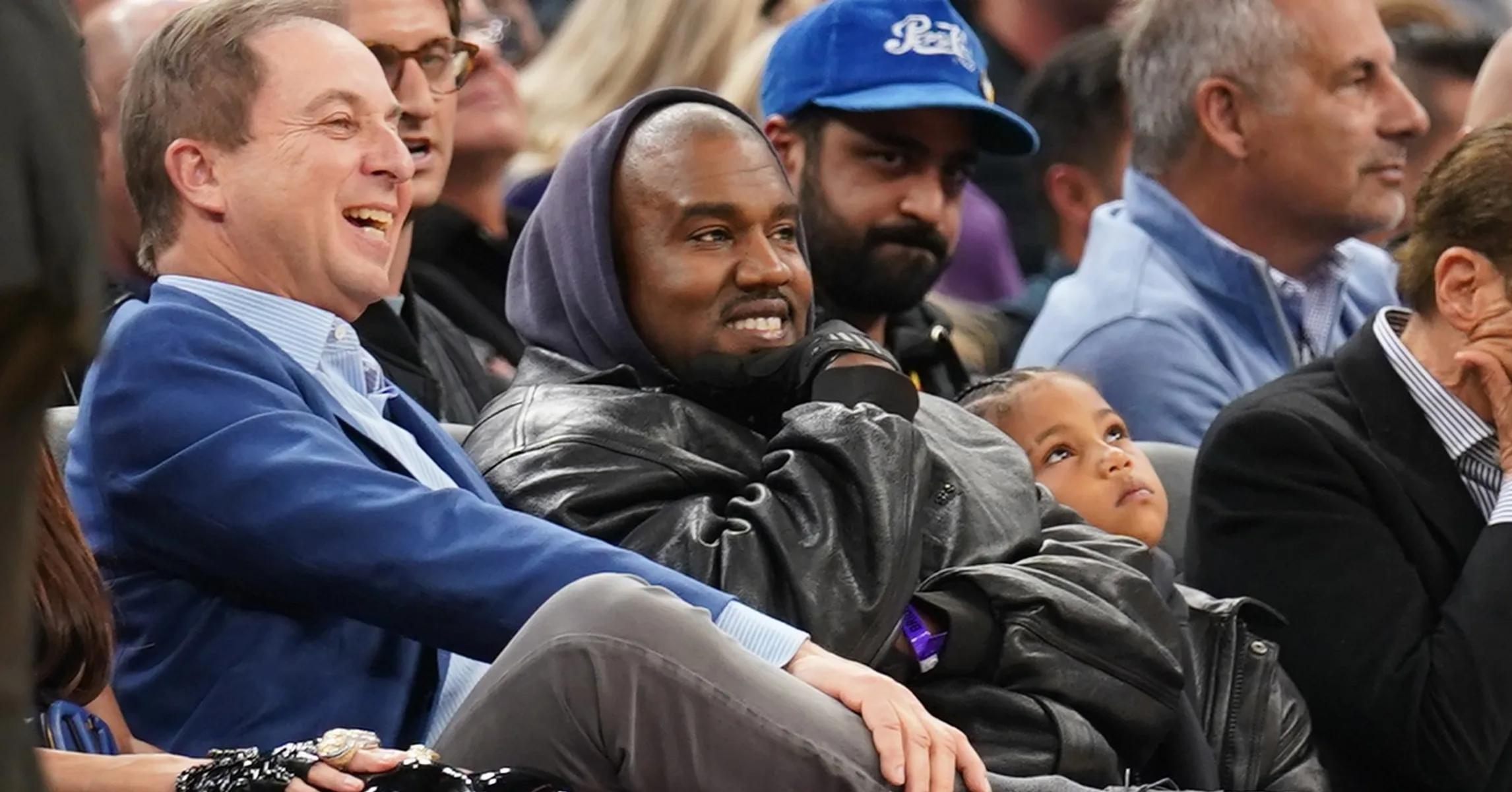 Ye, Usher and Chris Brown