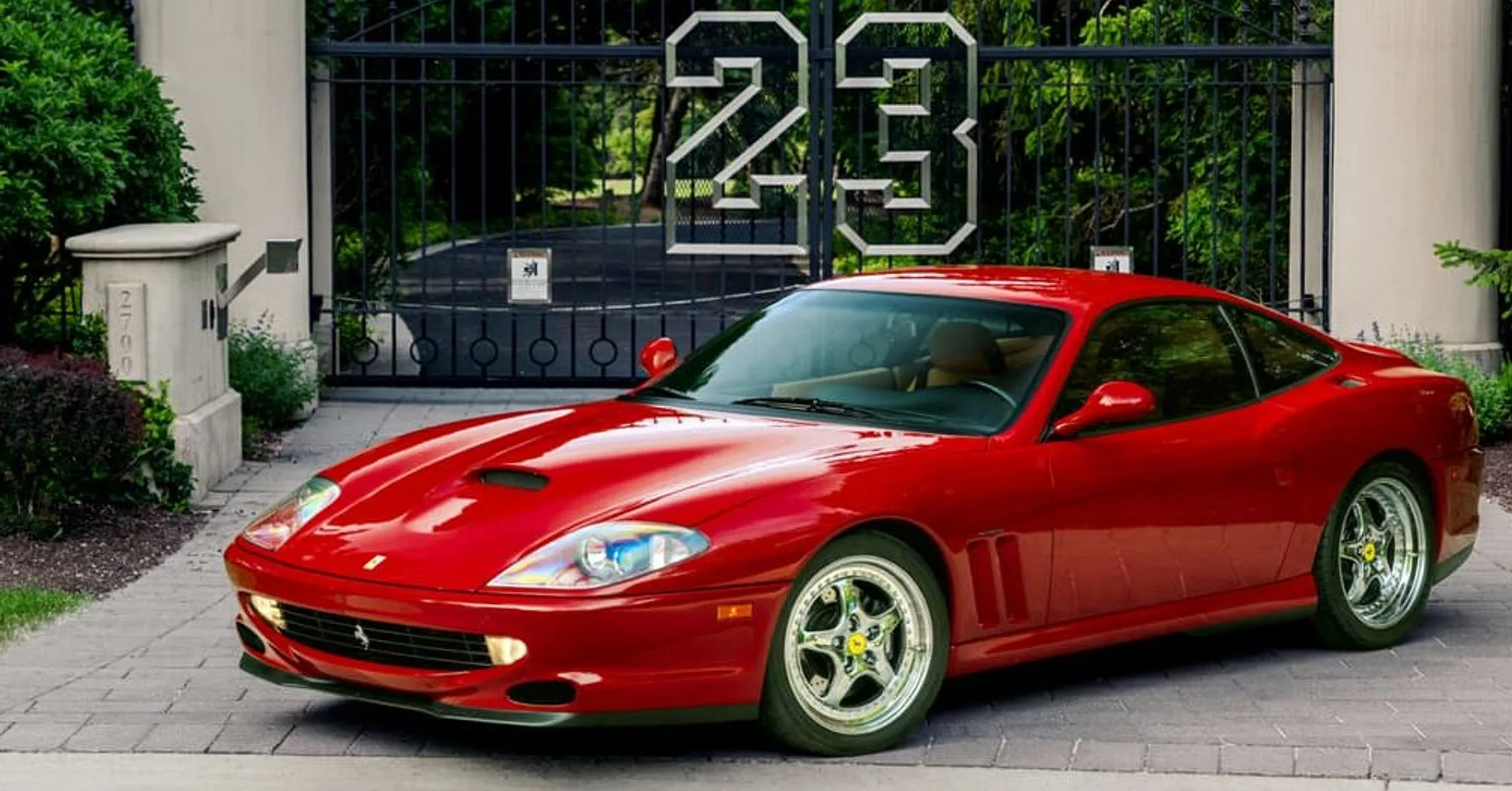 Michael Jordan's Ferrari That Inspired The Air Jordan 14 Heads To Auction