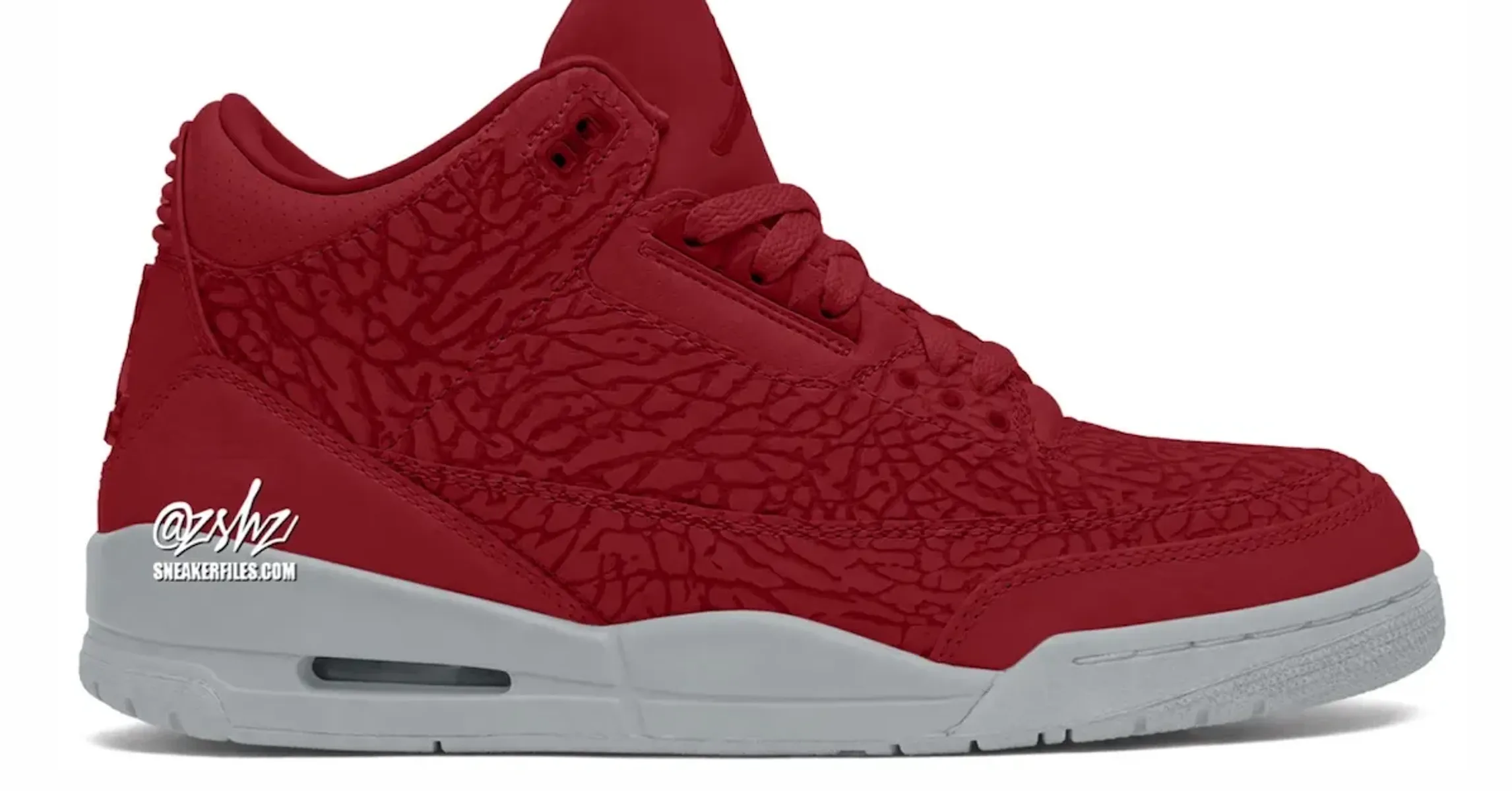 Air Jordan 3 Red Flip “Super Bowl” Receives Updated Color-Blocking