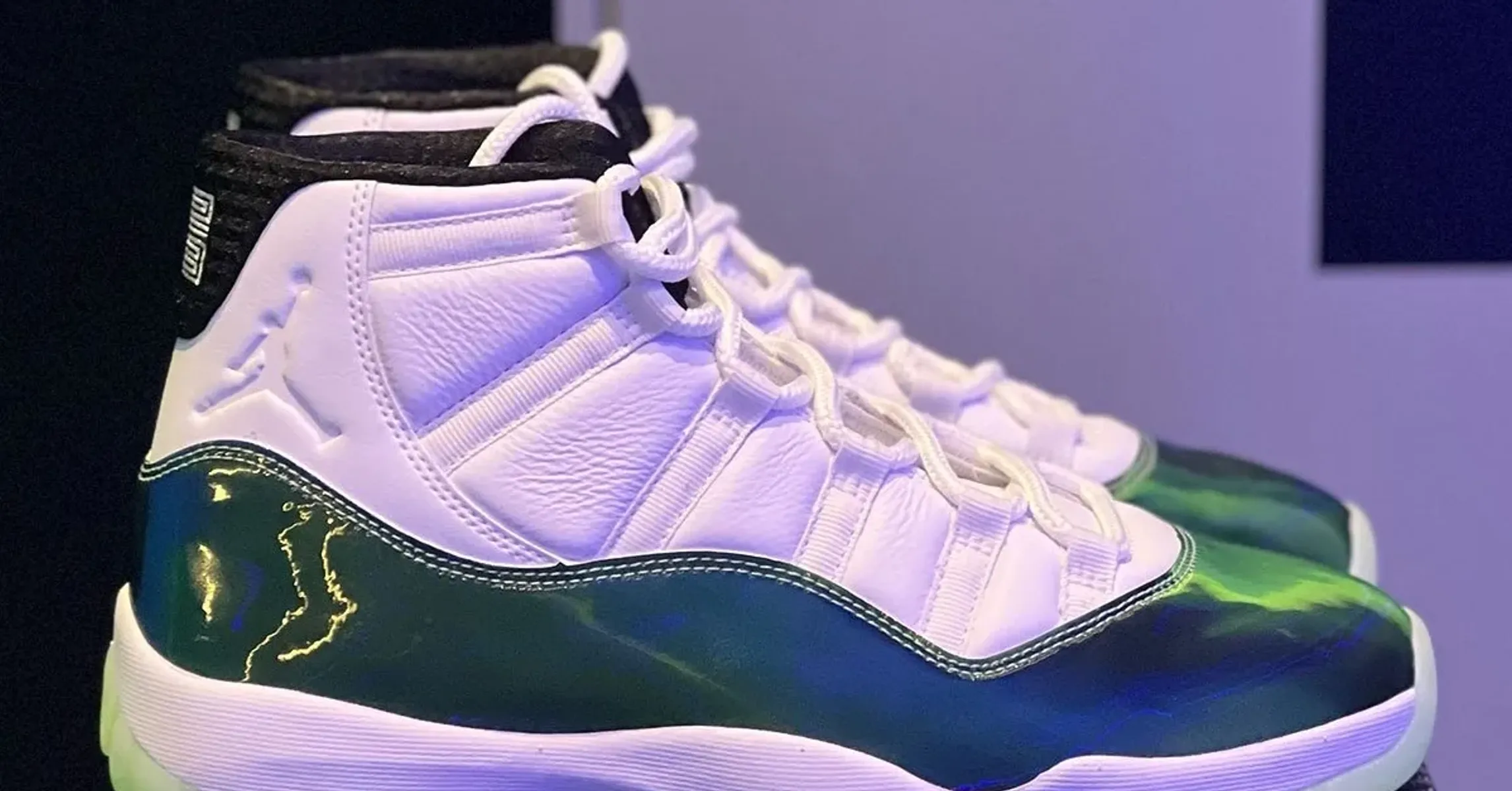 Unreleased Air Jordan 11 “Space Jam Galaxy” Sample Surfaces