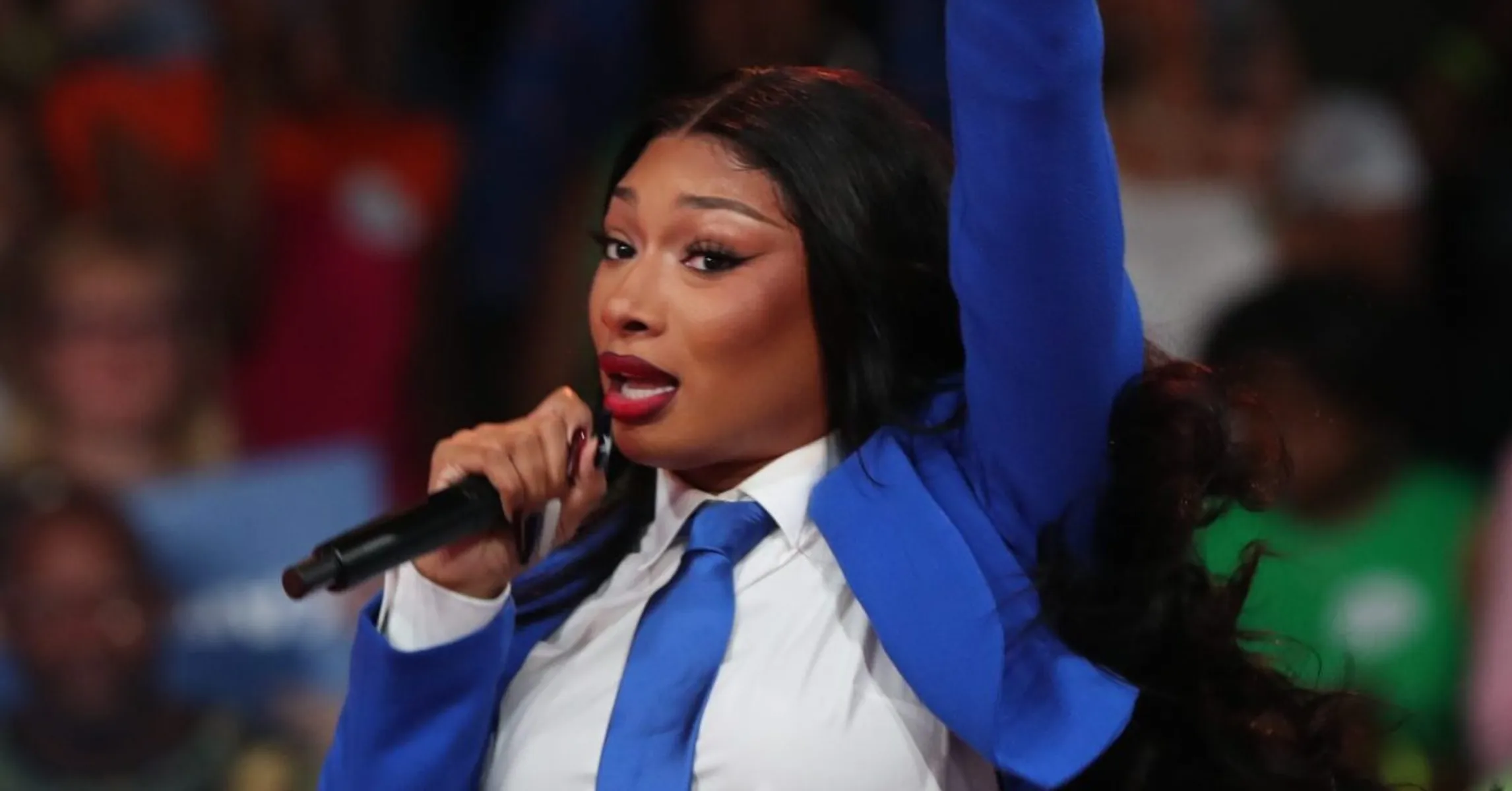 Megan Thee Stallion Links Up With Michelle Obama & La La Anthony For Girls’ Night