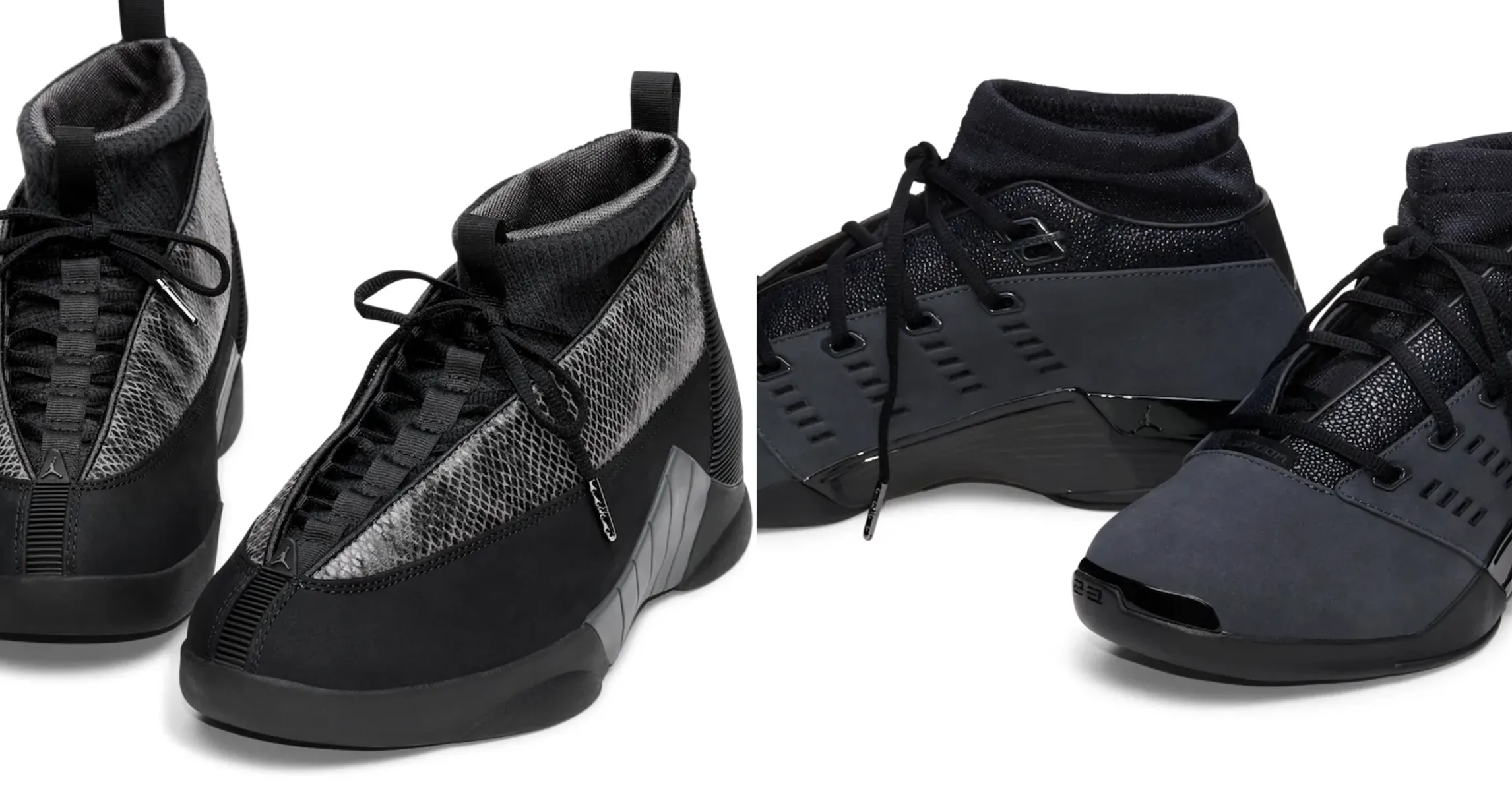Official Images Surface Of The Final 2 Air Jordan Black Pack Pairs