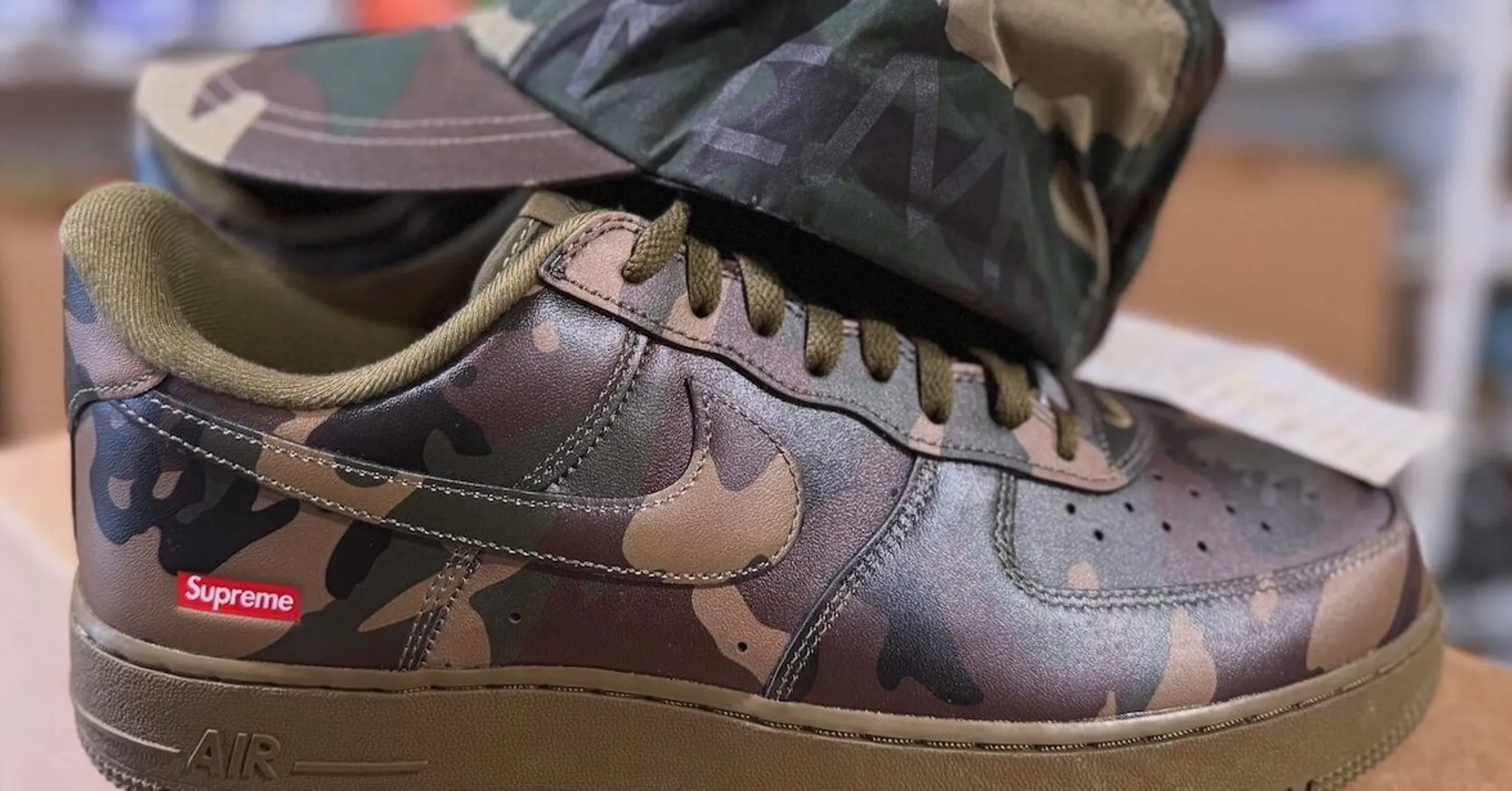 Supreme And Nike Bring Camo To Air Force 1 Low