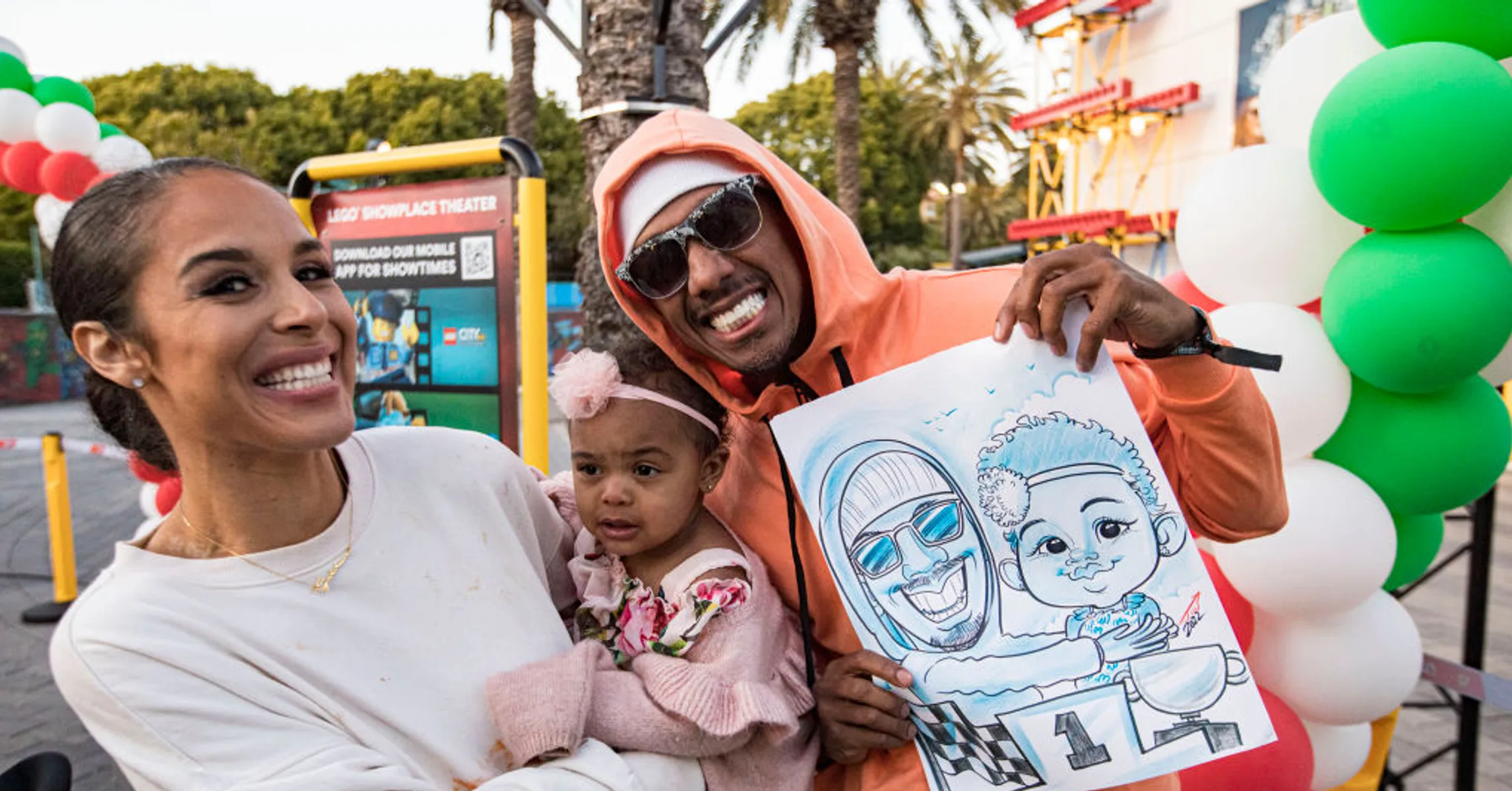 Nick Cannon Supports Twins Zion & Zillion At Their First Swimming