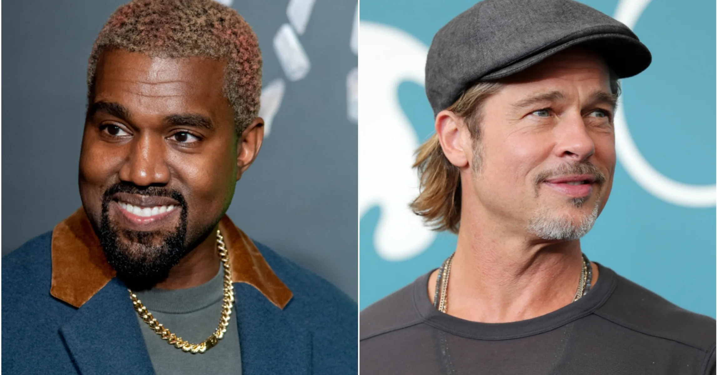 Kanye West & Brad Pitt Reportedly Bond Over Fatherhood(02)