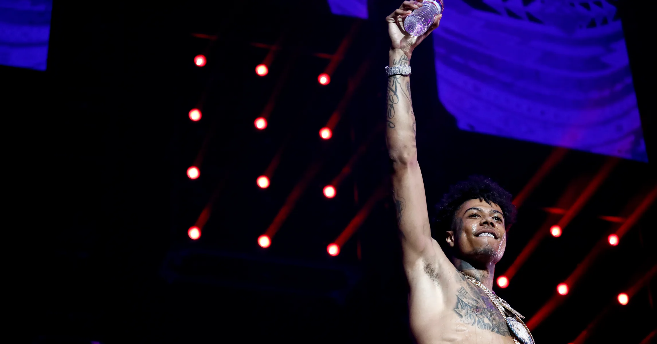 Blueface Home Video Shoot Results In Half-Naked Catfight