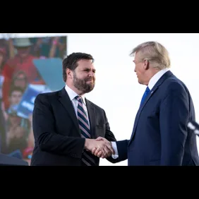 Former President Trump Holds Rally In Ohio Ahead Of State's Primary