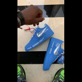 serena williams off white air force 1