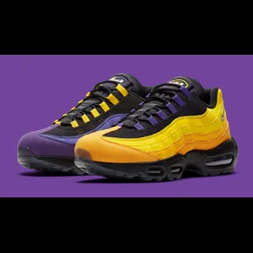 lebron air max 95 purple and gold