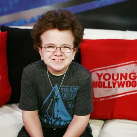 Keenan Cahill Visits Young Hollywood Studio