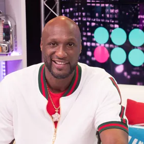 Lamar Odom Visits Young Hollywood Studio