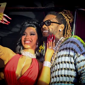 Cardi B And Offset Celebrate New Year's Eve 2023 At E11EVEN Miami