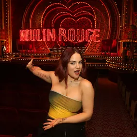 Joanna "JoJo" Levesque Press Day At "Moulin Rouge!" On Broadway