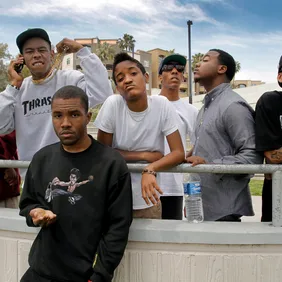 Odd Future is a 8 person hip hop collective (7 member arrived for the shoot) from Compton who are t