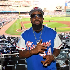 Celebrities Attend Philadelphia Phillies v Atlanta Braves