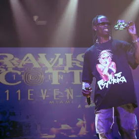 Travis Scott Performs At E11EVEN During 2023 Miami Race Week