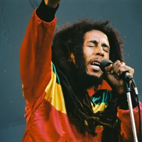 Bob Marley Performs At Crystal Palace Bowl in London