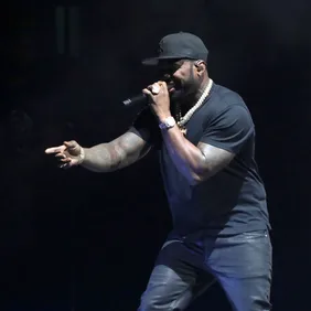 50 Cent Performs At Budweiser Stage