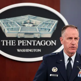 Pentagon Press Secretary Ryder Holds Media Briefing