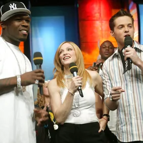 Madonna, 50 Cent and Damien Fahey
