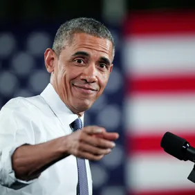 President Obama Speaks On Automotive And Manufacturing Industry At Ford Michigan Assembly Plant
