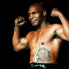 US boxer Mike Tyson shows his fitness fo