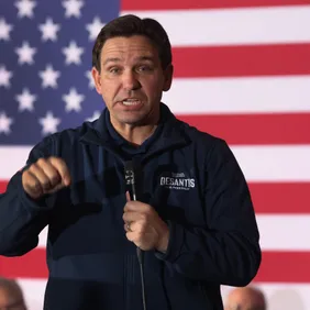 Ron DeSantis Holds His 99th Campaign Rally In Iowa