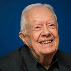 Jimmy Carter Signs Copies Of His New Book "Faith: A Journey For All"