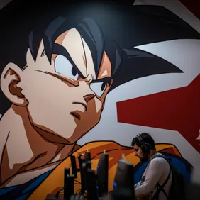 Akira Toriyama Dragon Ball Z graphic portrait seen during