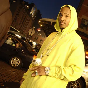 Cam'ron on the Set of "Down and Out" Music Video - April 21, 2005