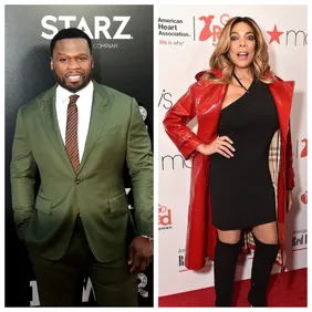 Nicholas Hunt/Getty Images (50 Cent) / Theo Wargo/Getty Images (Wendy Williams)