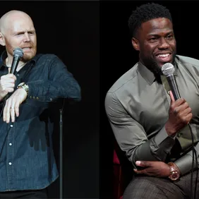 Bill Burr: Rick Diamond/Getty Images; Kevin Hart: Jamie McCarthy/Getty Images
