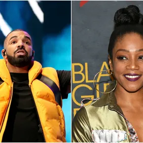 Drake via Christopher Polk/Getty Images for Coachella, Haddish via Dia Dipasupil/Getty Images for BET