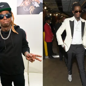 Lil Wayne: Matt Winkelmeyer/Getty Images; Young Thug: Frazer Harrison/Getty Images
