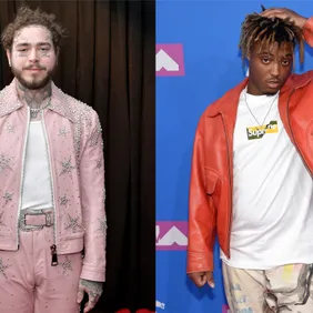 Post Malone: Nielsen Barnard/Getty Images, Juice WRLD: Jamie McCarthy/Getty Images