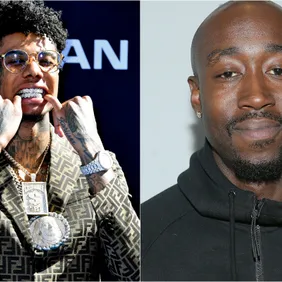 Blueface: Frazer Harrison/Getty Images; Freddie Gibbs: Mike Windle/Getty Images