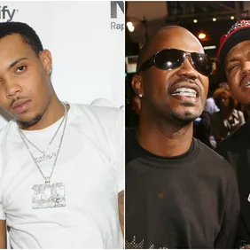Herbo via Timothy Hiatt/Getty Images for Spotify, Juicy J and DJ Paul via Kevin Winter/Getty Images