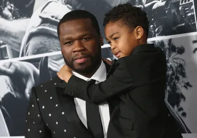 50 Cent Travels With Youngest Son, Sire Jackson