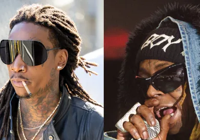 Collage of Wiz Khalifa &amp; Lil Wayne