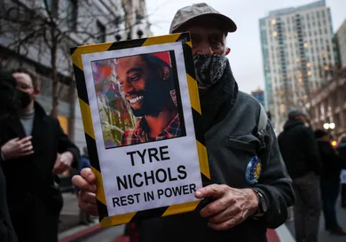 Tyre Nichols protest in Oakland, California