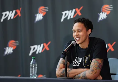Phoenix Mercury Press Conference And Mural Unveiling With Brittney Griner