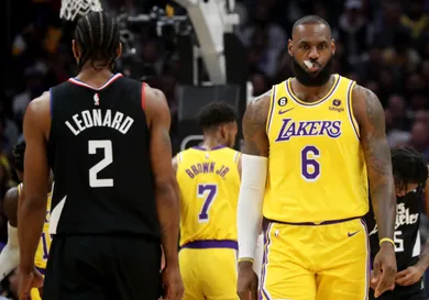 Los Angeles Clippers host the Los Angeles Lakers in an NBA regular season game at Crypto.com Arena. Both teams are looking for a playoff berth.
