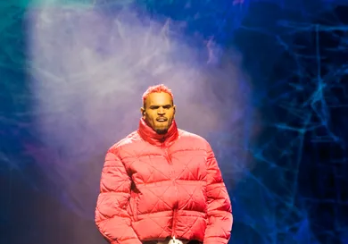 Chris Brown Performs At AccorHotels Arena