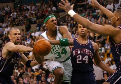 New Jersey Nets Vs. Boston Celtics At The Fleet Center