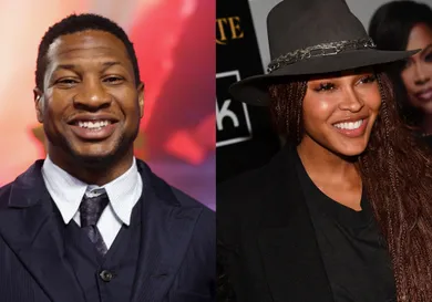 Jonathan Majors And Meagan Good Have Date Night At Red Lobster