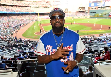 Celebrities Attend Philadelphia Phillies v Atlanta Braves