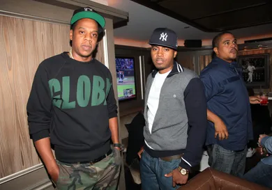 JAY Z Hosts The Premiere Of NBA 2K13 With Cover Athletes And NBA Superstars Kevin Durant And Derrick Rose - Inside