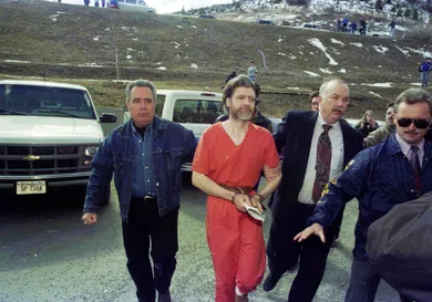 Authorities Escorting Unabomber Theodore Kaczynski