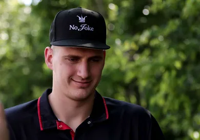 Basketball Player Nikola Jokic Is Welcomed In His Serbia Home Town Sombor