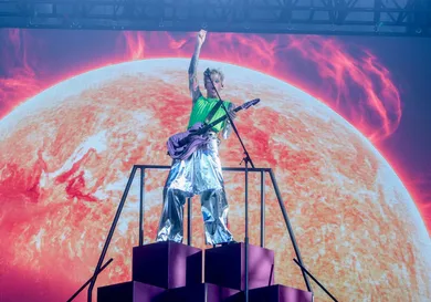 Machine Gun Kelly Performs In The First Day Of Mad Cool